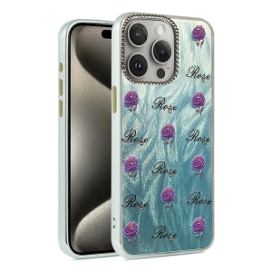 CPT05 iPhone 14 Pro Kılıf Blade Aynalı Desenli Kapak - Desen 9