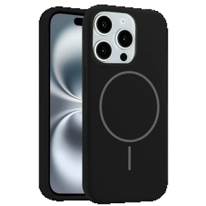 CPT05 iPhone 14 Pro Max Kılıf Jully Magsafe Kapak - Siyah
