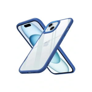 CPT05 iPhone 15 Kılıf Power Silikon - Mavi