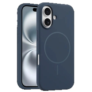 CPT05 iPhone 16 Plus Kılıf Jully Magsafe Kapak - Lacivert