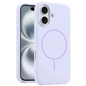 CPT05 iPhone 16 Plus Kılıf Jully Magsafe Kapak - Lila