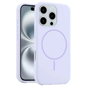 CPT05 iPhone 16 Pro Kılıf Jully Magsafe Kapak - Lila