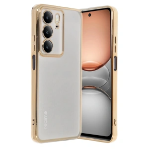 CPT05 Realme C75 4G Kılıf Lensli Silikon - Gold