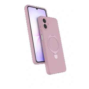 CPT05 Samsung Galaxy A07 4G Regal Magsafe Standlı Kapak - Açık Pembe