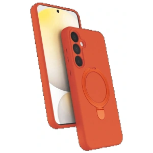 CPT05 Samsung Galaxy A15 4G Regal Magsafe Standlı Kapak - Turuncu