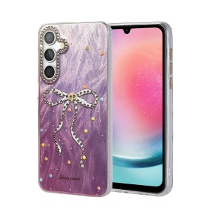 CPT05 Samsung Galaxy A24 4G Kılıf Blade Aynalı Desenli Kapak - Desen 1