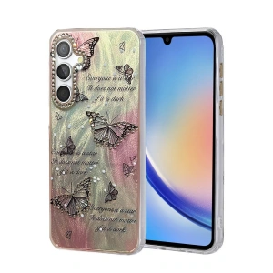 CPT05 Samsung Galaxy A34 5G Kılıf Blade Aynalı Desenli Kapak - Desen 6