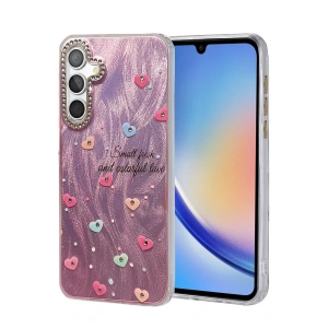 CPT05 Samsung Galaxy A34 5G Kılıf Blade Aynalı Desenli Kapak - Desen 8