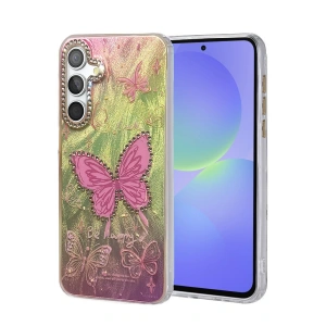 CPT05 Samsung Galaxy A36 Kılıf Blade Aynalı Desenli Kapak - Desen 5