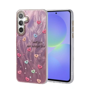 CPT05 Samsung Galaxy A36 Kılıf Blade Aynalı Desenli Kapak - Desen 8