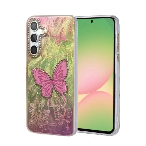 CPT05 Samsung Galaxy A56 Kılıf Blade Aynalı Desenli Kapak - Desen 5