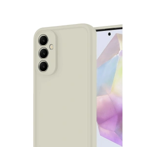 CPT05 Samsung Galaxy A56 Kılıf Viera Silikon - Krem