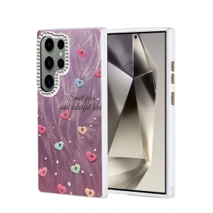 CPT05 Samsung Galaxy S23 Ultra Kılıf Blade Aynalı Desenli Kapak - Desen 8