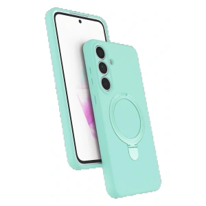 CPT05 Samsung Galaxy S24 FE Regal Magsafe Standlı Kapak - Su Yeşili