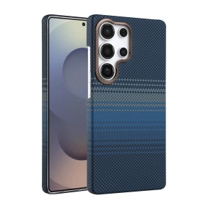 CPT05 Samsung Galaxy S24 Ultra Vega Magsafe Kapak - Mavi