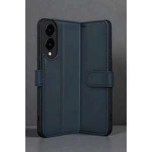 CPT05 Samsung Galaxy S25 Edge Trend S Plus Kapaklı Kılıf - Lacivert