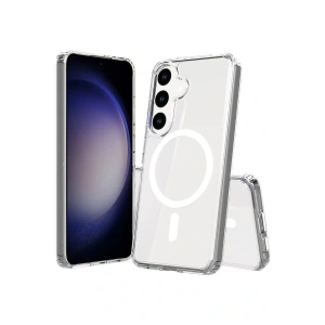 CPT05 Samsung Galaxy S25 FE Kılıf Magneticsafe Şeffaf Silikon - Şeffaf