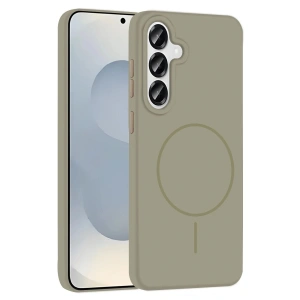 CPT05 Samsung Galaxy S25 Kılıf Jully Magsafe Kapak - Çöl Titanyum
