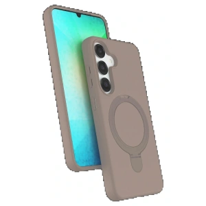 CPT05 Samsung Galaxy S25 Regal Magsafe Standlı Kapak - Çöl Titanyum