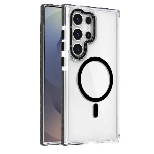 CPT05 Samsung Galaxy S25 Ultra Bella Magsafe Kapak - Siyah