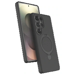CPT05 Samsung Galaxy S25 Ultra Regal Magsafe Standlı Kapak - Titan Gri