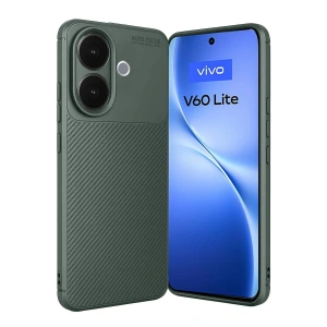 CPT05 Vivo V60 Lite Auto Focus Karbon Kapak - Koyu Yeşil