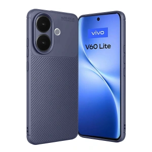 CPT05 Vivo V60 Lite Auto Focus Karbon Kapak - Lacivert