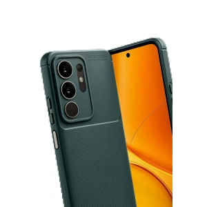 CPT05 Vivo Y29 4G Auto Focus Karbon Kapak - Koyu Yeşil