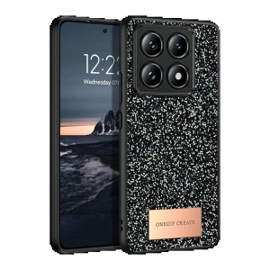 CPT05 Xiaomi Mi 14T Pro Bright Simli Kapak - Siyah