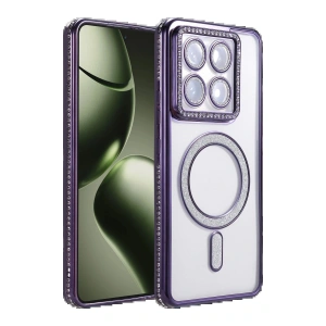 CPT05 Xiaomi Mi 14T Pro Joke Simli Magneticsafe Kılıf - Derin Mor