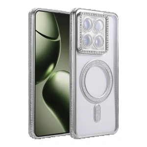 CPT05 Xiaomi Mi 14T Pro Joke Simli Magneticsafe Kılıf - Gümüş