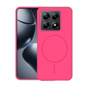 CPT05 Xiaomi Mi 14T Pro Kılıf Jully Magsafe Kapak - Fuşya
