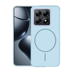 CPT05 Xiaomi Mi 14T Pro Kılıf Jully Magsafe Kapak - Mavi