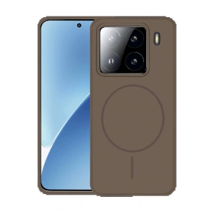 CPT05 Xiaomi Mi 15 Kılıf Jully Magsafe Kapak - Kahverengi