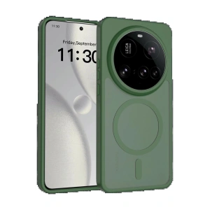 CPT05 Xiaomi Mi 15 Ultra Jota Magsafe Kapak - Koyu Yeşil
