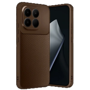 CPT05 Xiaomi Mi 15T Auto Focus Karbon Kapak - Kahverengi