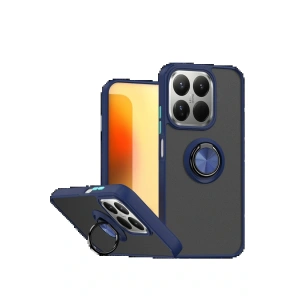 CPT05 Xiaomi Mi 15T Montreal Yüzüklü Silikon Kapak - Lacivert