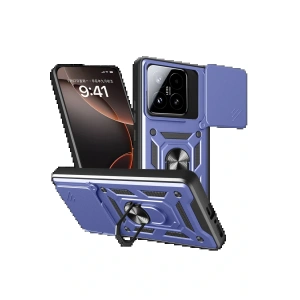 CPT05 Xiaomi Mi 15T Pars Lens Yüzüklü Silikon - Lacivert