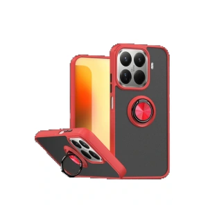 CPT05 Xiaomi Mi 15T Pro Montreal Yüzüklü Silikon Kapak - Kırmızı