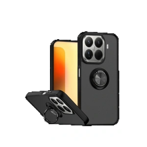 CPT05 Xiaomi Mi 15T Pro Montreal Yüzüklü Silikon Kapak - Siyah