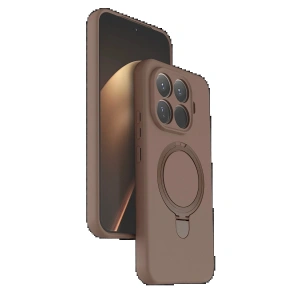 CPT05 Xiaomi Mi 15T Pro Regal Magsafe Standlı Kapak - Çöl Titanyum