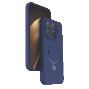 CPT05 Xiaomi Mi 15T Pro Regal Magsafe Standlı Kapak - Lacivert