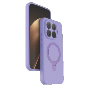 CPT05 Xiaomi Mi 15T Pro Regal Magsafe Standlı Kapak - Lila