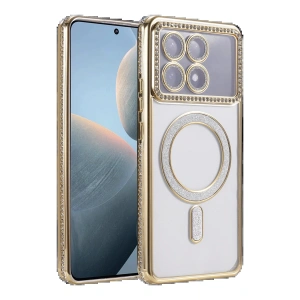 CPT05 Xiaomi Poco X6 Pro Joke Simli Magneticsafe Kılıf - Gold