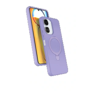 CPT05 Xiaomi Redmi 13C Regal Magsafe Standlı Kapak - Lila