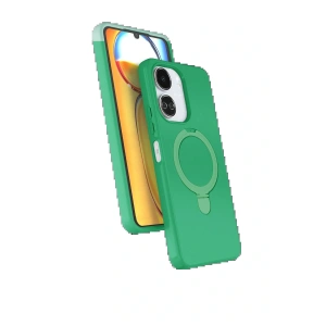 CPT05 Xiaomi Redmi 13C Regal Magsafe Standlı Kapak - Yeşil