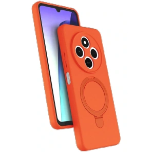 CPT05 Xiaomi Redmi 14C Regal Magsafe Standlı Kapak - Turuncu