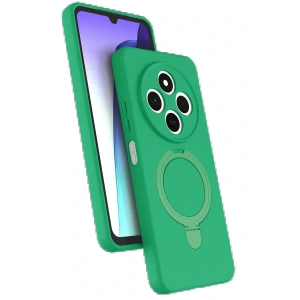 CPT05 Xiaomi Redmi 14C Regal Magsafe Standlı Kapak - Yeşil