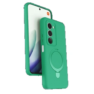 CPT05 Xiaomi Redmi 15 4G Regal Magsafe Standlı Kapak - Yeşil