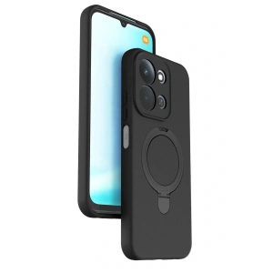 CPT05 Xiaomi Redmi 15C 4G Regal Magsafe Standlı Kapak - Siyah